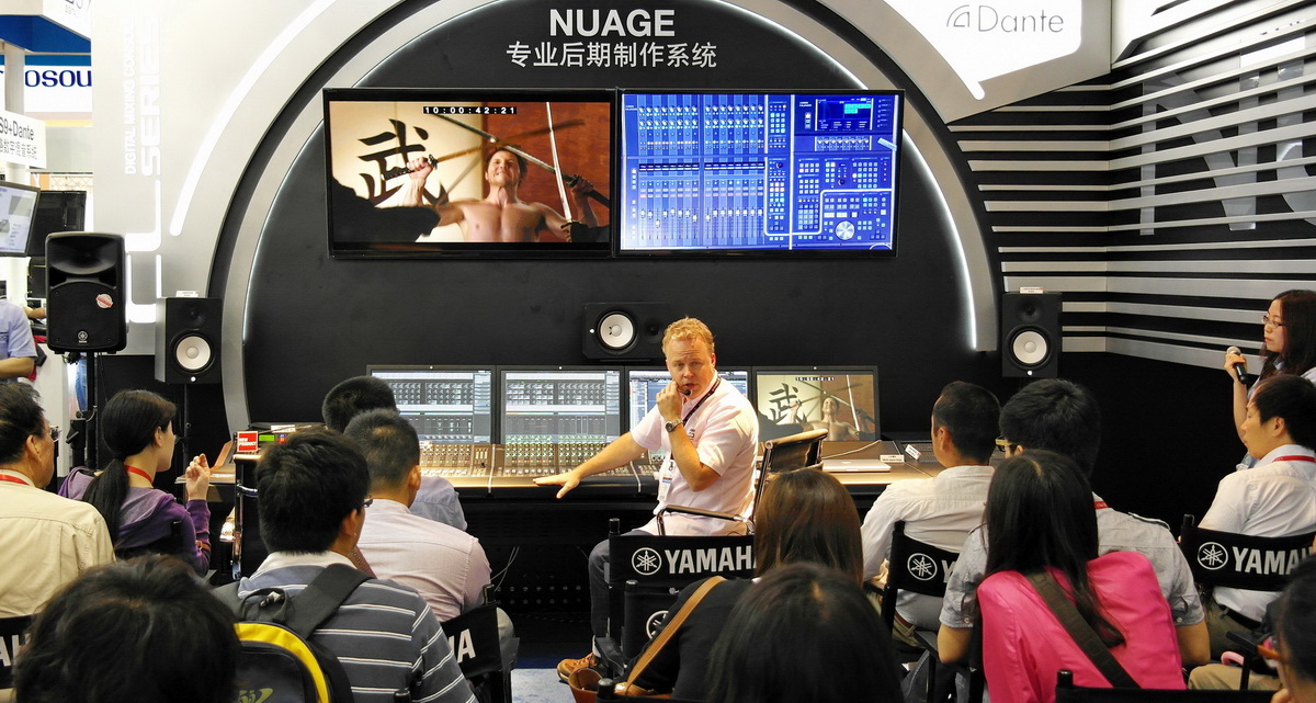 腾博官网专业音响新产品亮相PALM EXPO 2013展会 