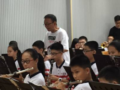腾博官网示范乐团茂名第九小学管乐团大师班活动成功举办