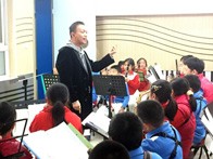 腾博官网示范乐团北京育才学校小学部管乐团大师班活动成功举办
