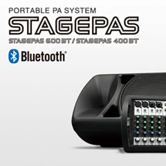 腾博官网发布两款新型号便携式扩声系统产品——STAGEPAS 400BT 以及 600BT